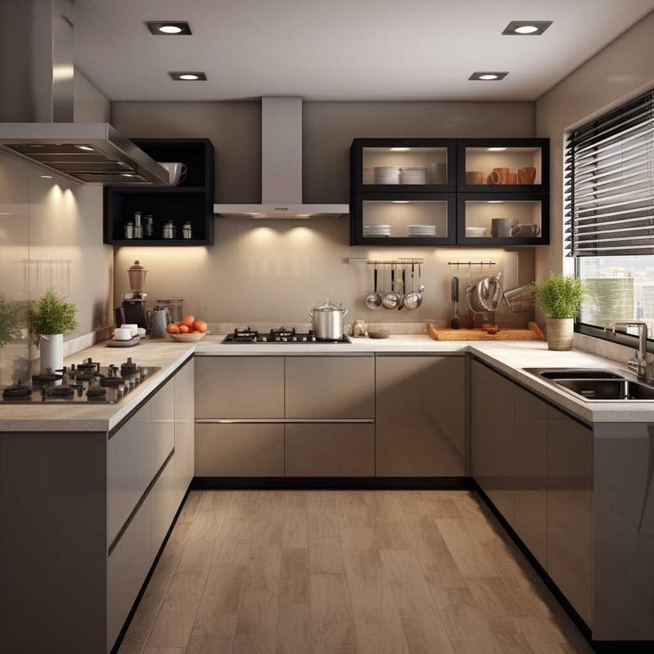 Modern kitchen interior
