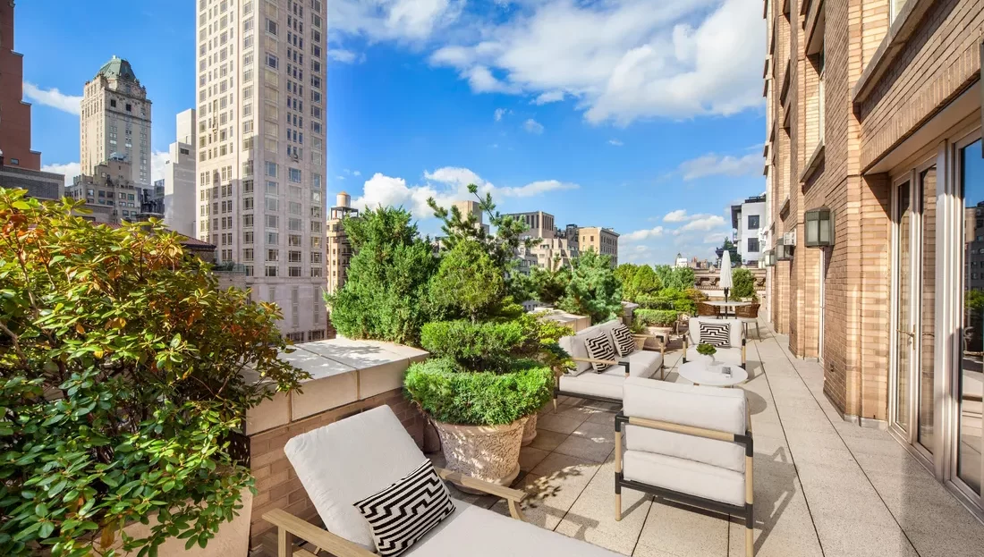 Outdoor view of property terrace